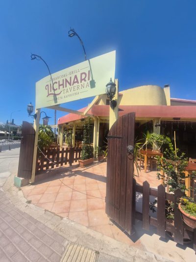 Lichnari Traditional Charcoal Grill Taverna ! Ola sta karvouna!