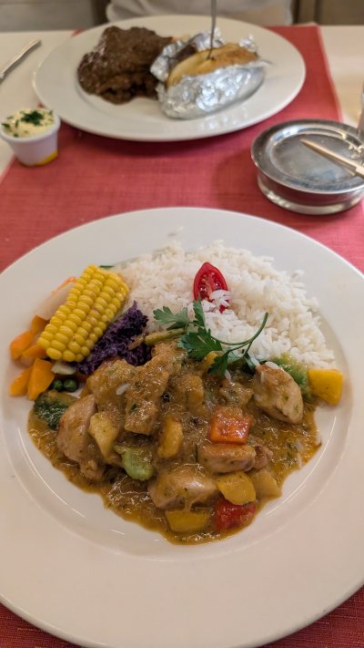 The Corner Restaurant flambe