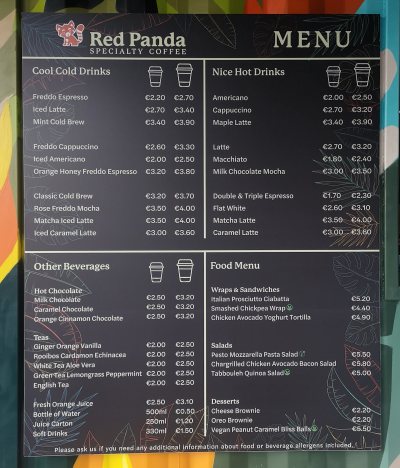 Red Panda Coffee Drive-Through Faneromenis